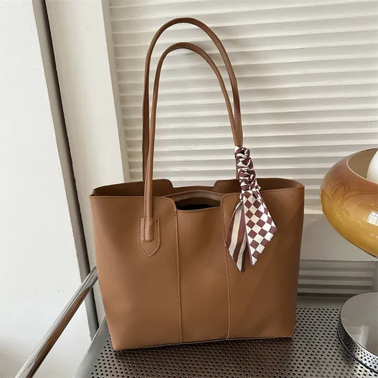Large Capacity Bags Women Simple Tote Bag Design Fashion Shoulder Bag Handbag