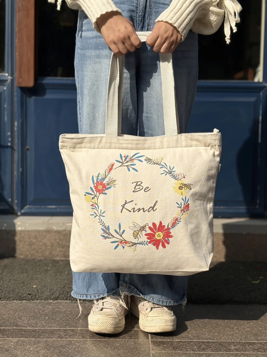 Tote Bags with Zipper
