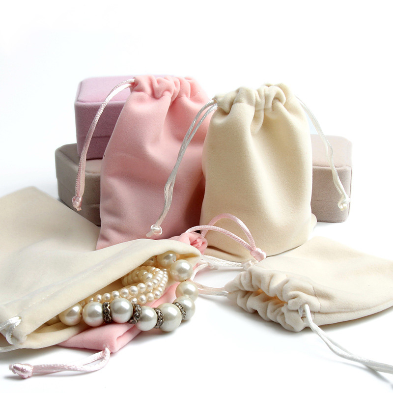 velvet drawstring bag